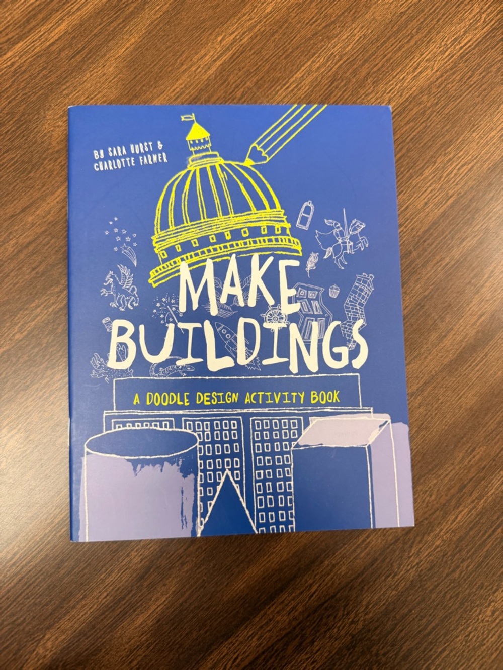 Usborne Make Buildings: A Doodle Design Activity Book - NEW
